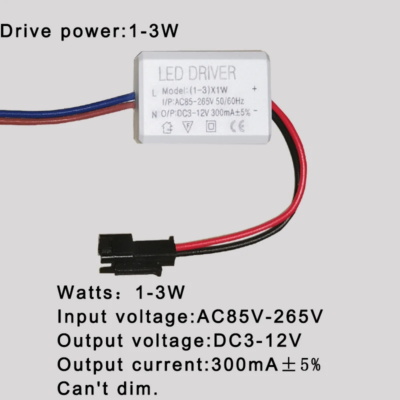 LED Driver 1W 3W 5W 7W 15W 18W 24W 36W AC85-265V Power Supply 300mA Adapter Transformer Switch For LED Lights - Image 2