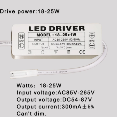 LED Driver 1W 3W 5W 7W 15W 18W 24W 36W AC85-265V Power Supply 300mA Adapter Transformer Switch For LED Lights - Image 5