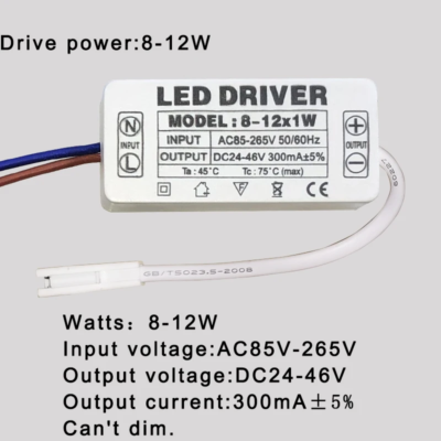 LED Driver 1W 3W 5W 7W 15W 18W 24W 36W AC85-265V Power Supply 300mA Adapter Transformer Switch For LED Lights - Image 4