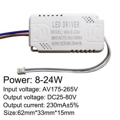 Constant current led drivers​ 230mA 8-24w 24-40w 40-60w 60-80w 80-120w 100-150w LED Power Unit Supply LED Transformer - Image 2