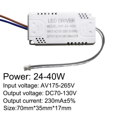 Constant current led drivers​ 230mA 8-24w 24-40w 40-60w 60-80w 80-120w 100-150w LED Power Unit Supply LED Transformer - Image 3