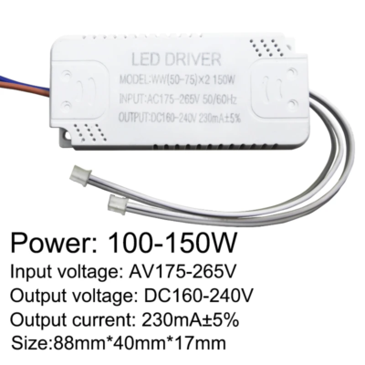Constant current led drivers​ 230mA 8-24w 24-40w 40-60w 60-80w 80-120w 100-150w LED Power Unit Supply LED Transformer - Image 6
